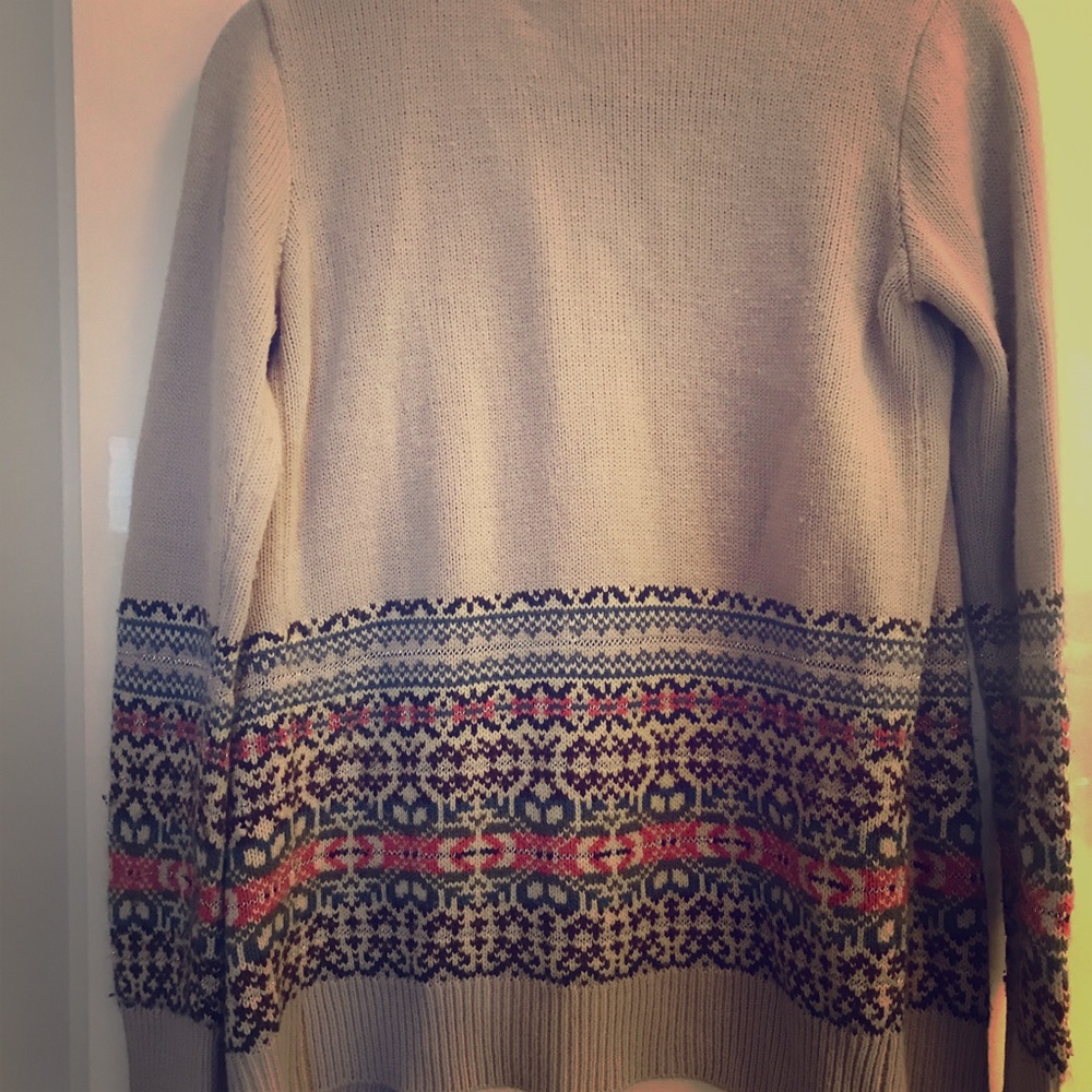 Urban Outfitters Cardigan With Print on Bottom